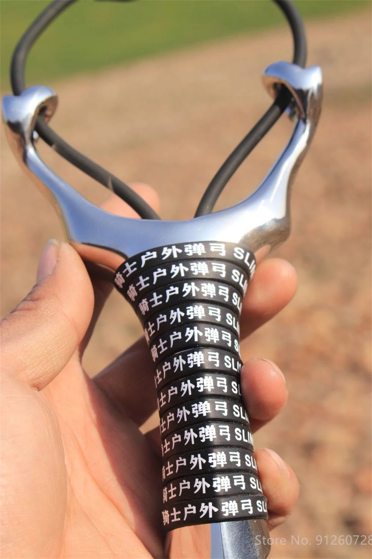 Hunting Slingshot High-precision Outdoor Shooting Competitive Catapult Tactical game toys Stainless steel Bow Send Rubber band