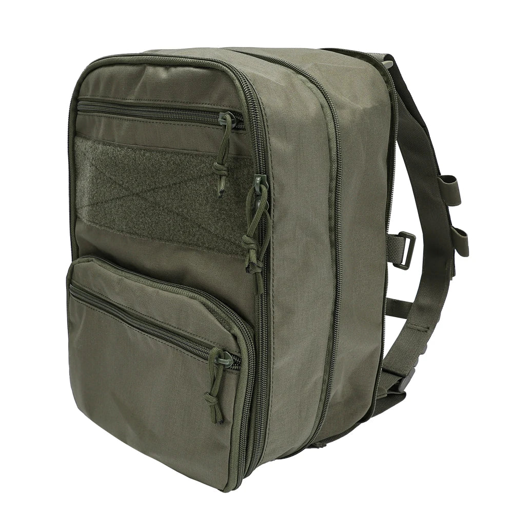 500D Nylon Tactical Flatpack D3 Backpack Hydration Carrier Expansible Molle Pouch Airsoft Multipurpose Vest Assault Travel Bag