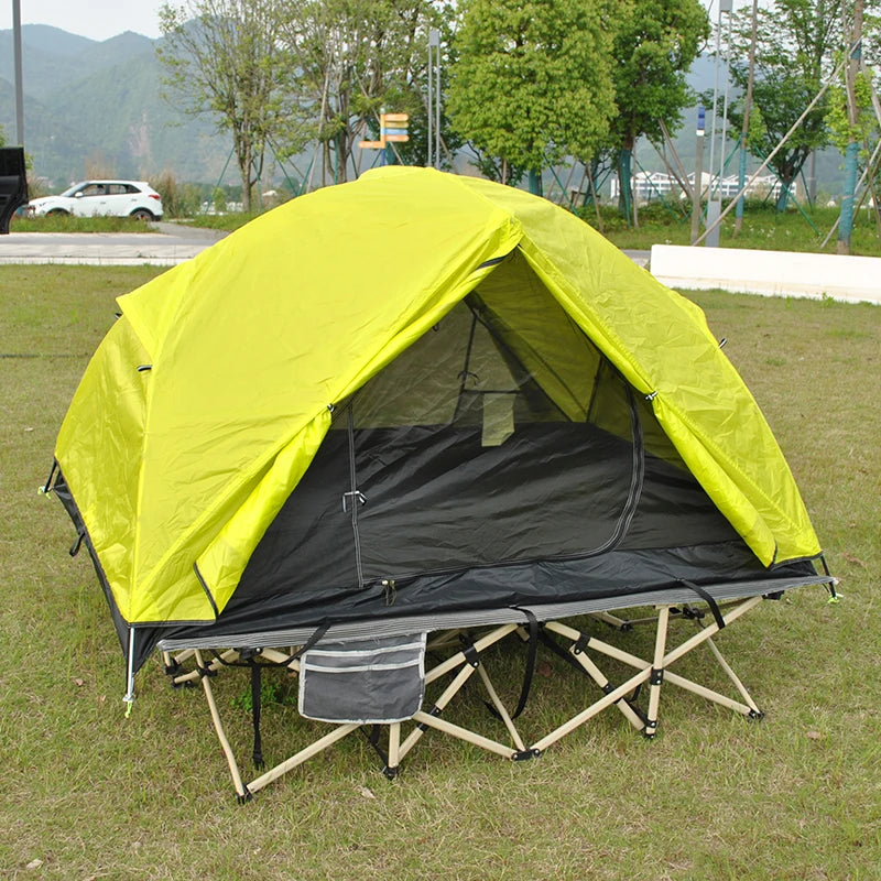 Ultralight 2 Person Backpacking Tent Can Be Used As Cot Bed Tent or Bikepacking Tent, Light Weight Cot Tent Not Include Bed