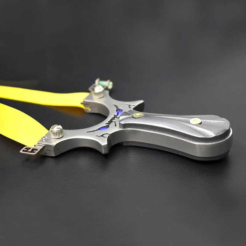 Professional Hunting Slingshot Stainless Steel Material Horizontal Sighting Mini Slingshots Catapult Sports Shooting Equipment