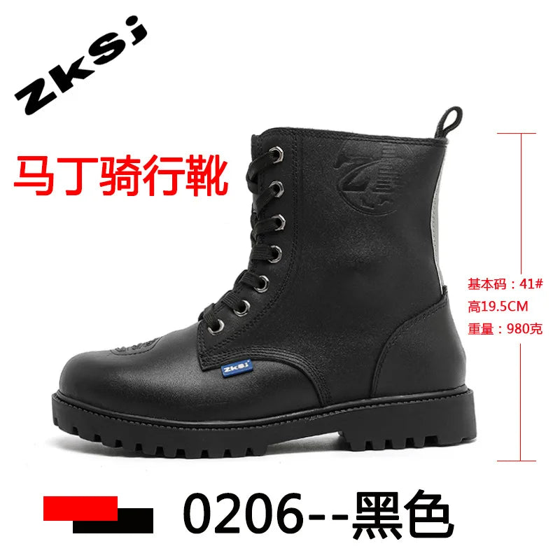 Motorcycle Riding Shoes High Top Motorcycle Boots Breathable Anti Fall Knight Equipment Road Racing Boots Motocross Boots