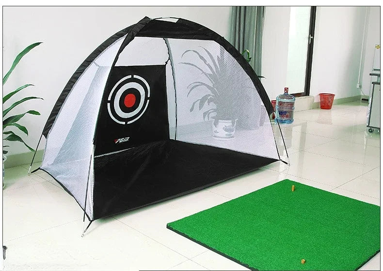 PGM Brand Golf Hitting Cage Indoor 2M 3M Golf Practice Net Tent Garden Grassland Golf Training Equipment Mesh Mat Outdoor Swing