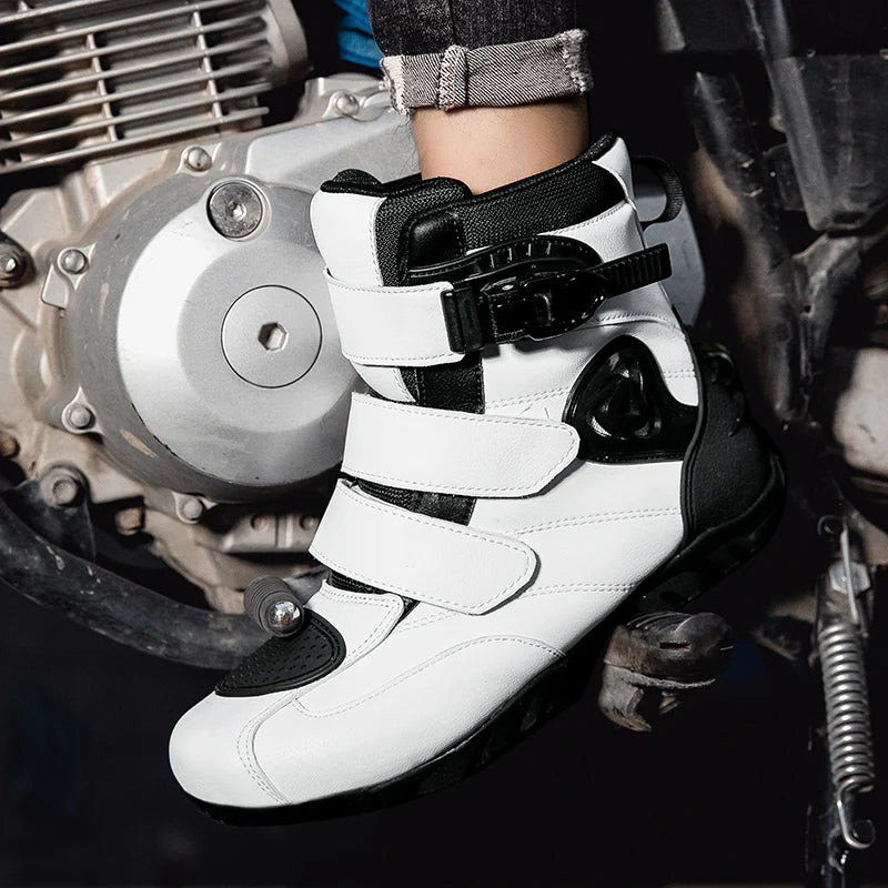 Motorcycle Riding Shoes Breathable Motorcross Off-road Short Boots Man Women Rider Motocross Equipment Anti-fall Racing Shoes 47