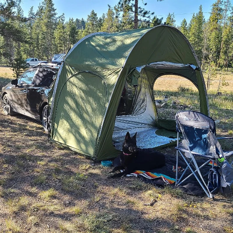 Camping Rear Hatch Tent, Tailgate Tents for back of Car, SUV Rear Tents 2-3 Person, Vehicle Tent Waterproof 4 Seasons fishing