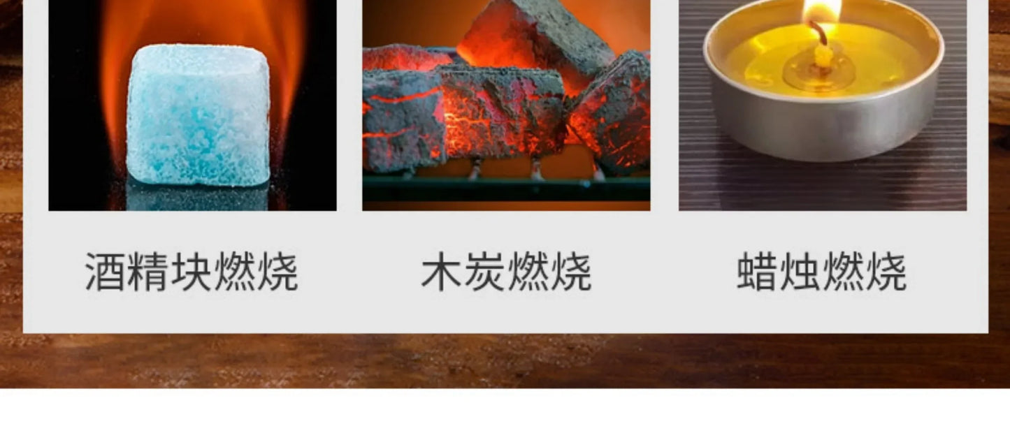 Thai Restaurant Grilled Fish Plate-Specialty Household Tableware Heated Grilled Fish Stove Dining Table Dry Pot Practical Decor