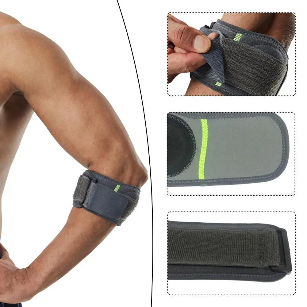 Tennis Badminton Golf Ball Elbow Strap Forearm Brace Strap Compression Elbow Strap Compression Pad Elbow Brace For Pain Rel G6T3