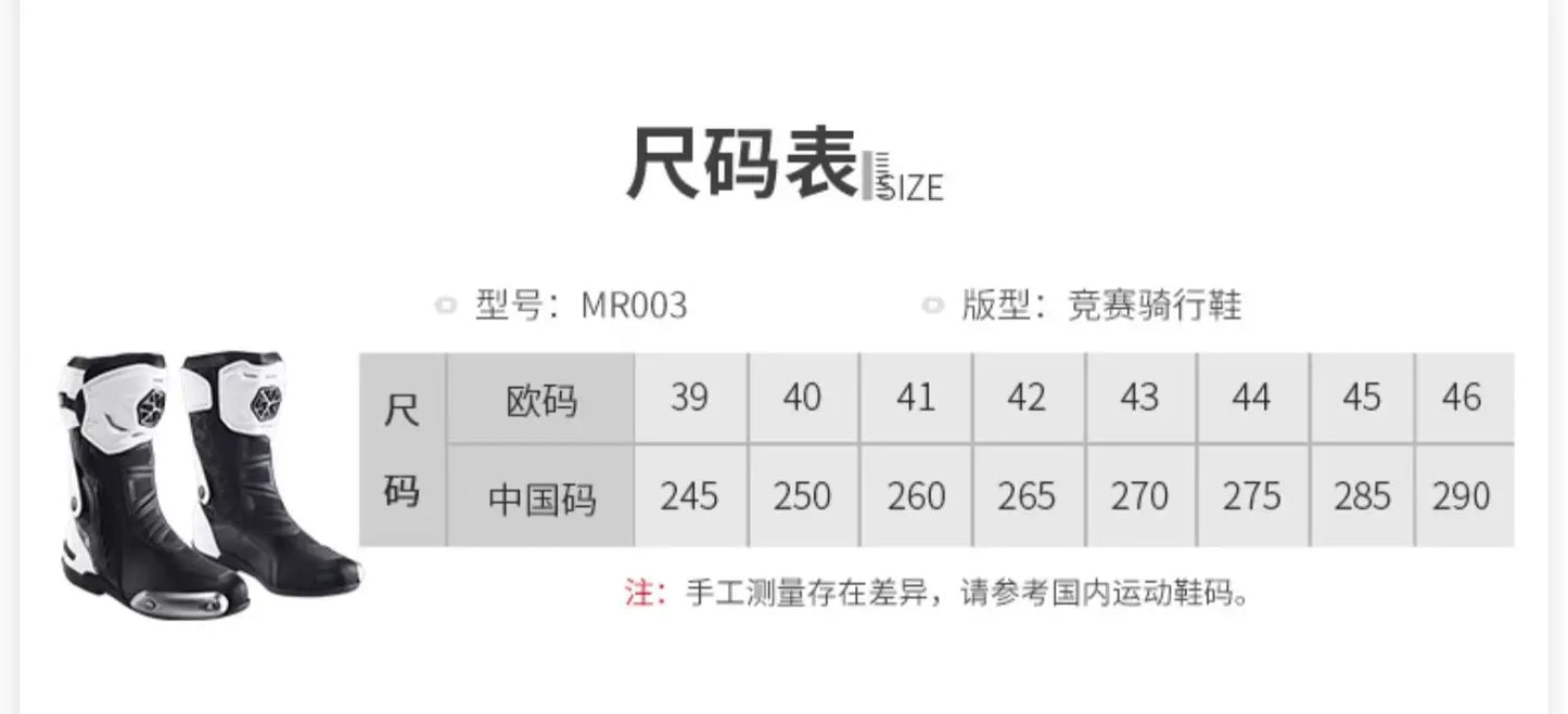 Scoyco Men's Motorcycle Riding Boots Anti-slip Motocross Shoes Anti-fall Rider Racing Road Cross-country With CE Certification