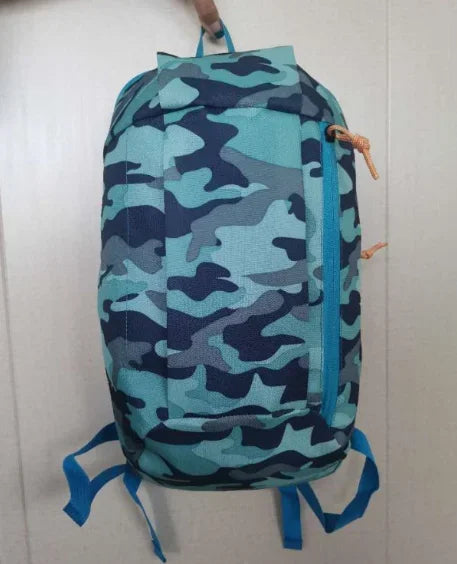 Sports Lightweight Camouflage Backpack Travel Mountaineering Bag Zipper Adjustable Belt Camping Men Ladies Children