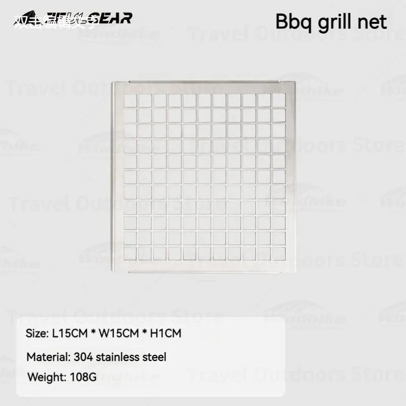 3F UL GEAR Camping Folding Firewood Stove All-In-One Style Tabletop BBQ Furnace 2.2kg Ultralight Outdoor Cooking Equipment Oven