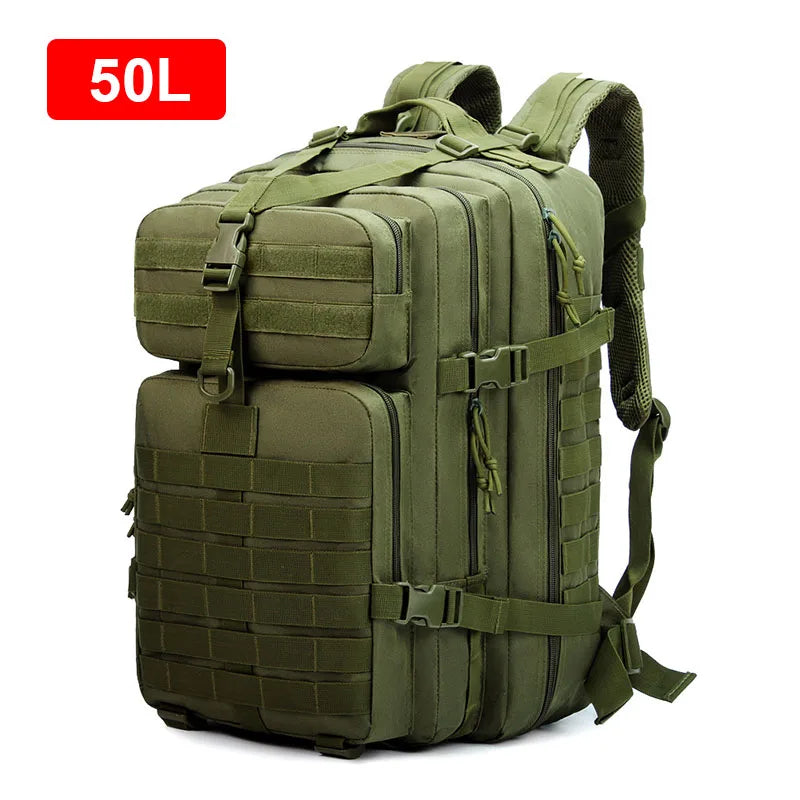 Army Tactical Backpack for Men 30L/50L Travel Camping Bag 1000D Military Hiking Supplies Sports Trekking Climbing Waterproof bag