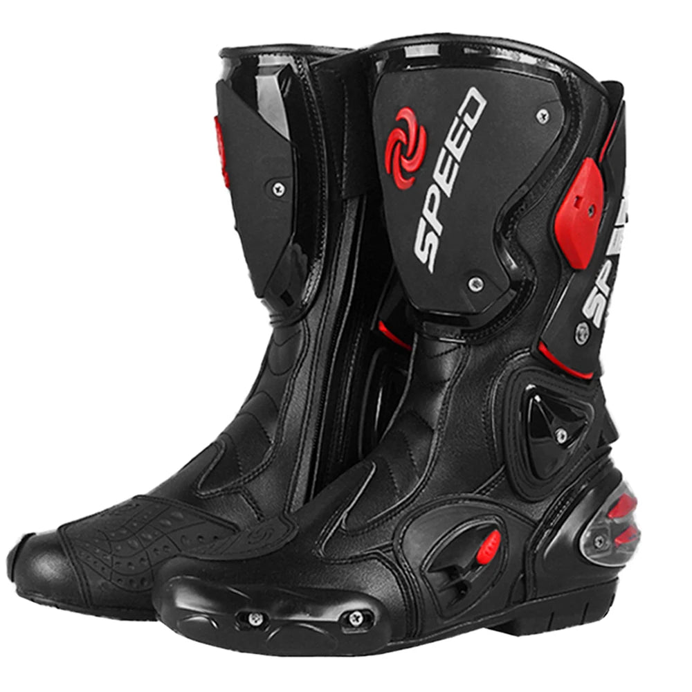 Motorcycle Boots Men Motorcycle Shoes Botas Moto Motocross Boots Motorbike Biker off-Road Racing Riding Boots