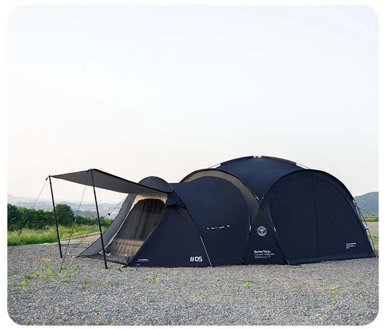 Mountain Fun Tent Outdoor Dome Canopy Oversized Awning Sun Protection Camping Equipment Camping Windproof Can Expand The Dome