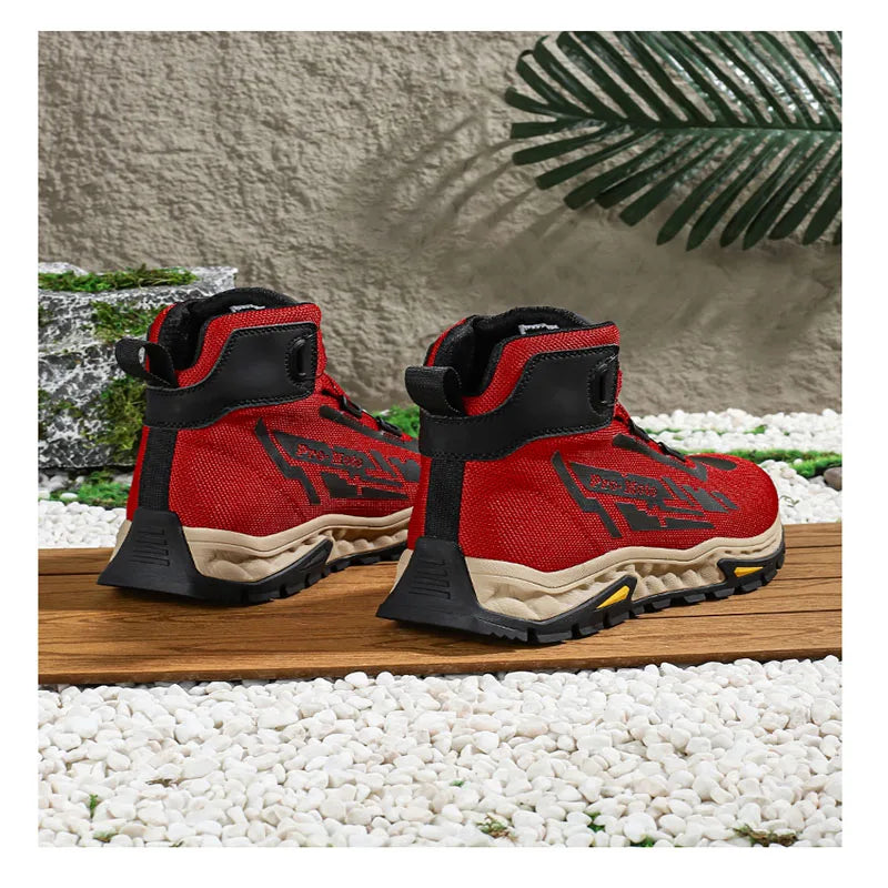 Men Motorcycle Boots Anti-Fall Motorcycle Boots Men Wear-Resistant Motorcycle Shoes Breathable Motorbike Boots  For 4 Season