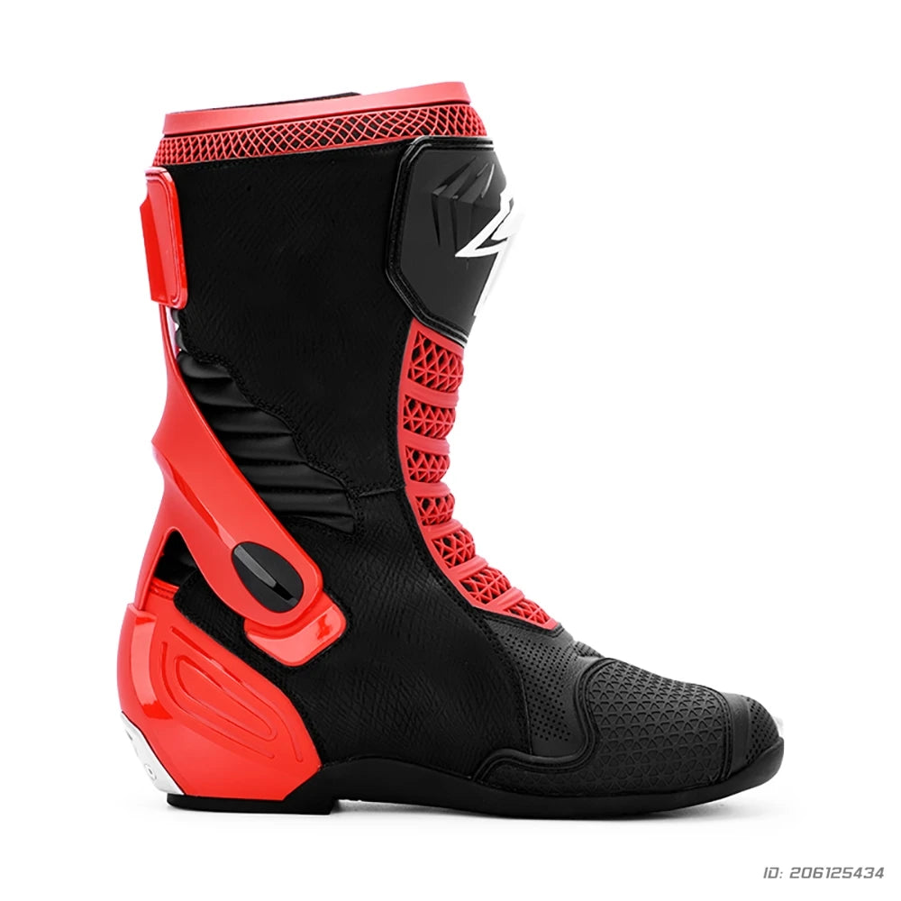 Men's Motorcycle Boots Non-slip Racing Off-road Shoes Professional Protective Moto Boots Sport Touring Protection Riding Gear