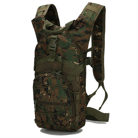 Oxford 15L Molle Tactical Backpack 800D Travel Hiking Bicycle Backpacks Outdoor Sports Cycling Climbing Trekking 3P Bag
