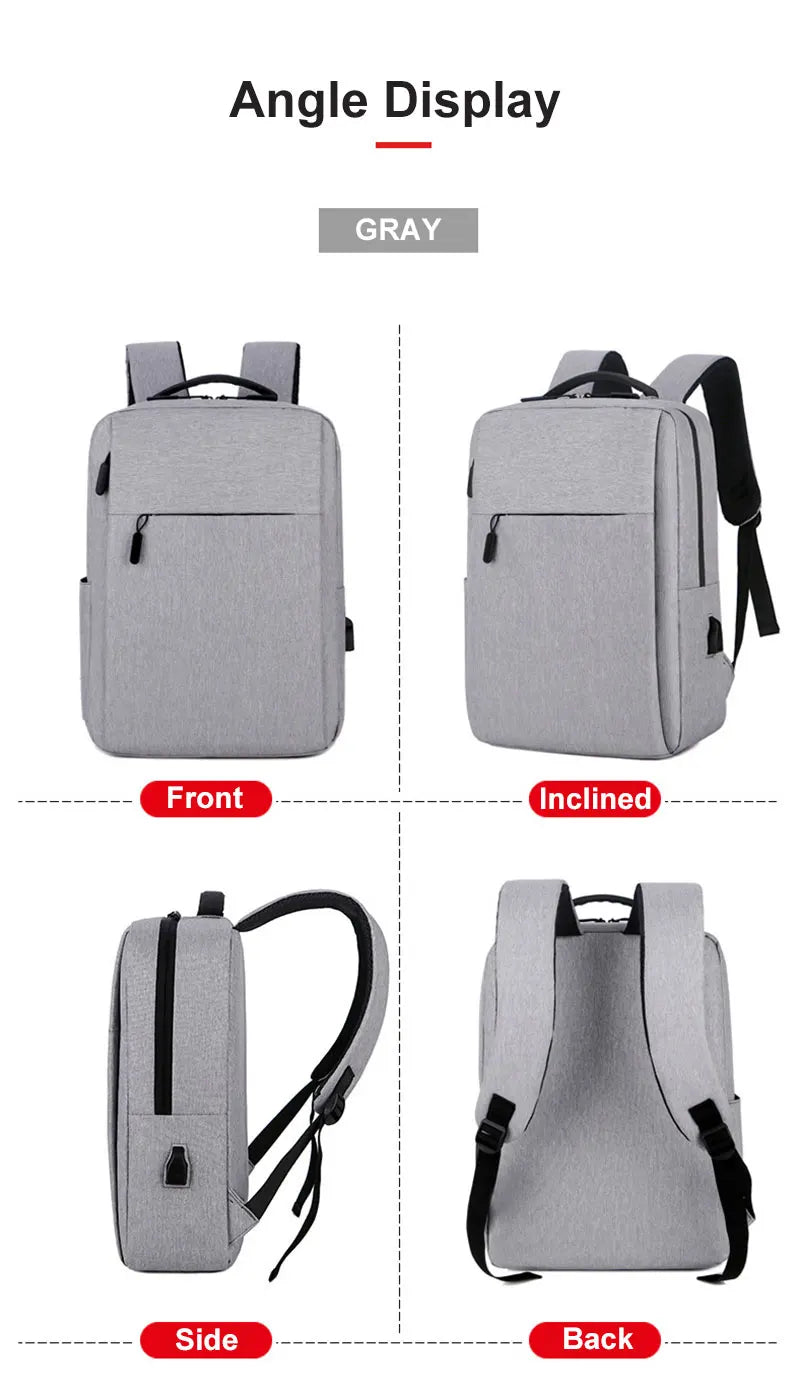 Unisex Waterproof Travel Backpack Men and Women Multifunctional Laptop Bags With USB Charging School Bag Boys Girls Backpacks