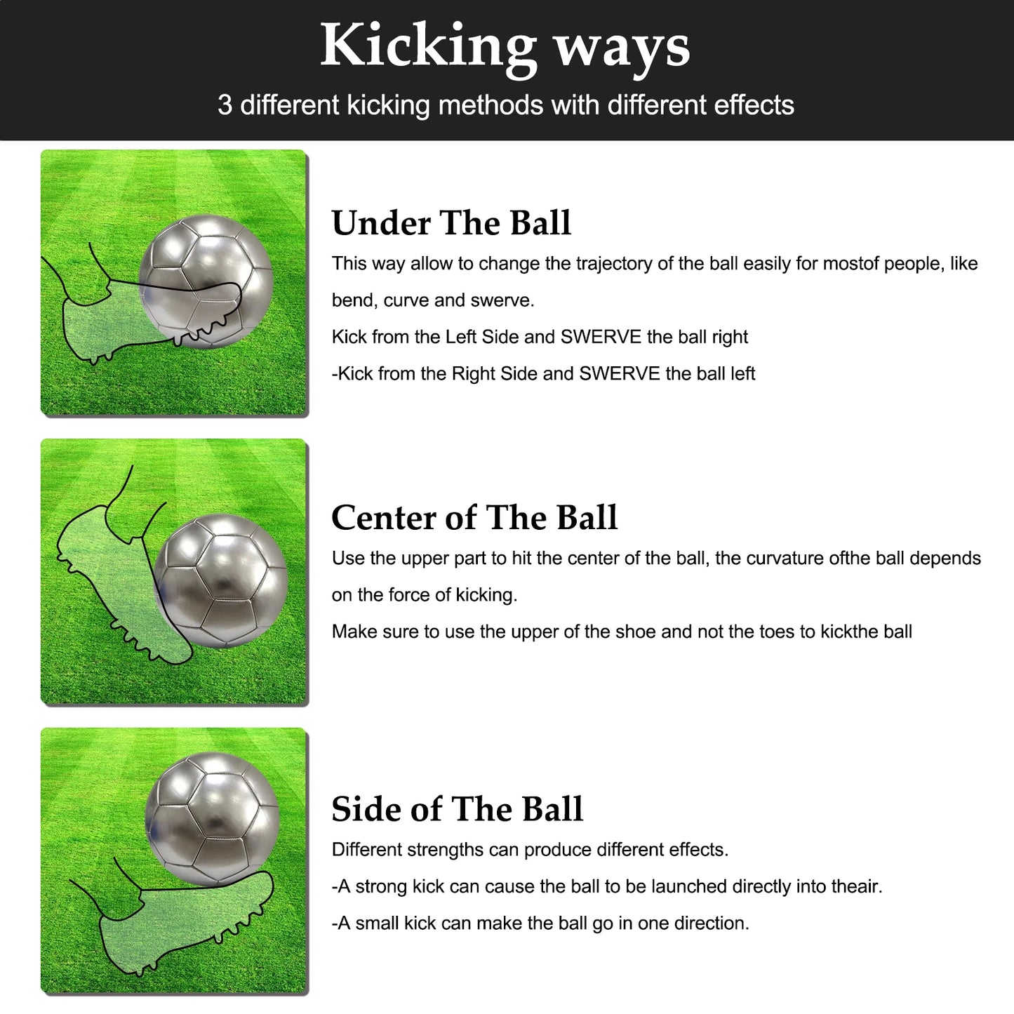 Golden silver Football Soccer Balls Official Size 5 PVC Football Team Training Footy Ball Outdoor Match Game Football Training