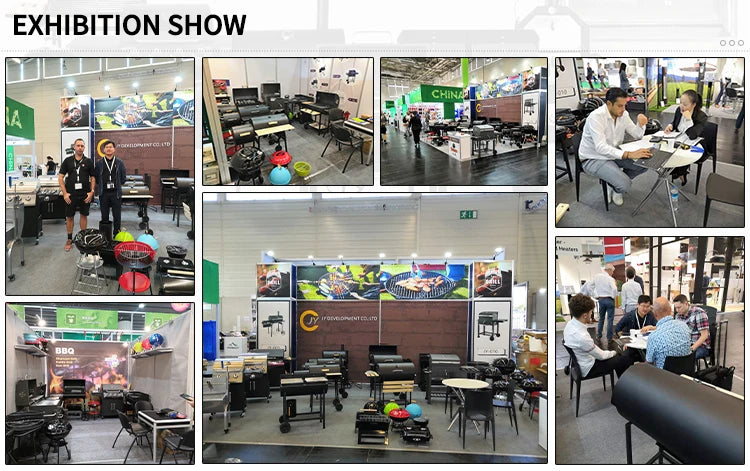 Factory Original Charcoal BBQ Grill With Side Tables Outdoor Smoker Ideal For Camping Tailgating Patio Garden