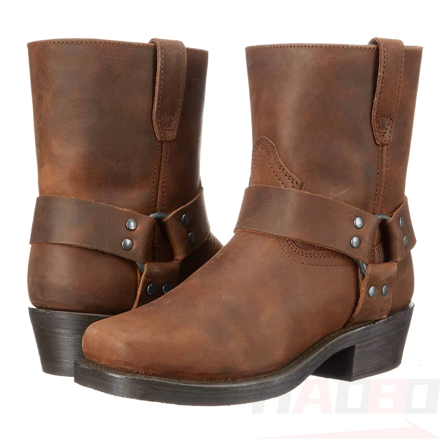 Size 39-48 Couple Double Zipper Motorcycle Men Boots Waterproof Riding Motor Boots Motorcycle Boots Men Woman