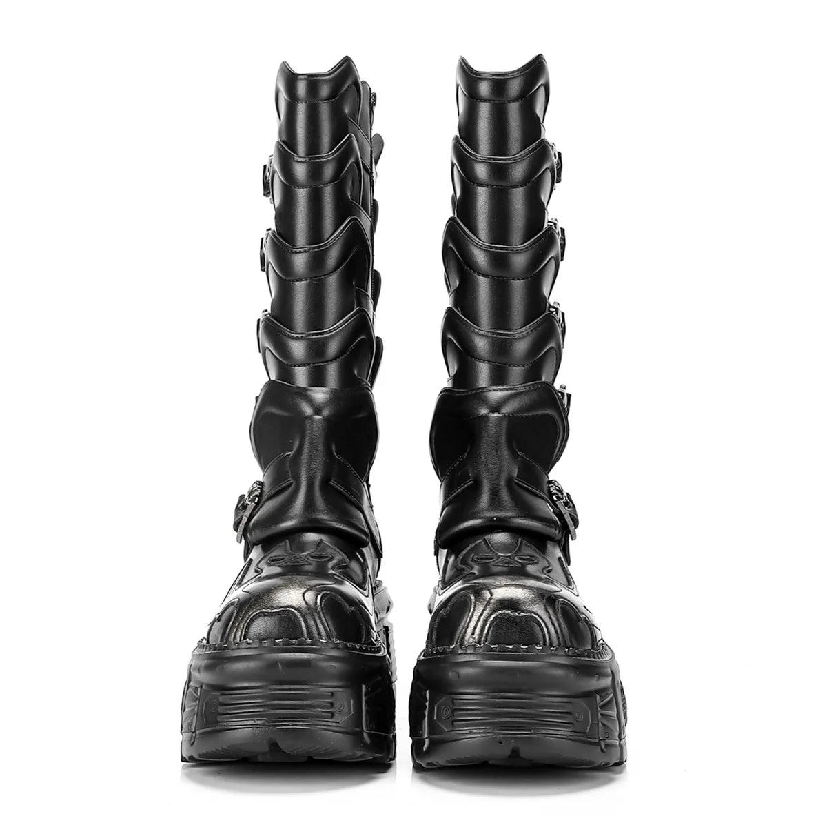 Locomotive boots autumn winter boots thick-soled medium tube women's boots motorcycle riding racing motocross shoes