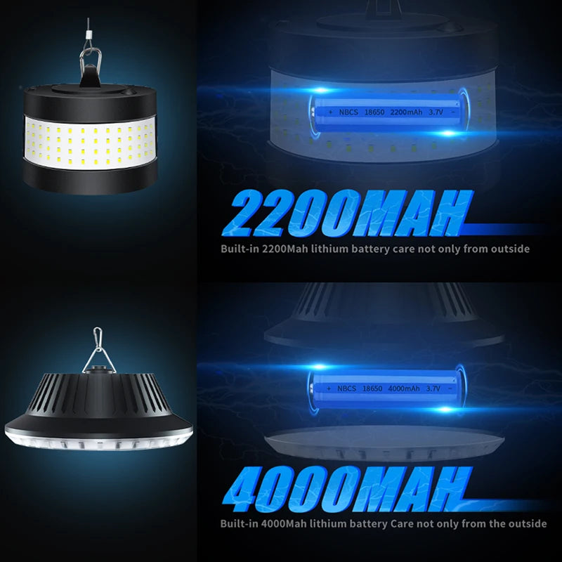 Solar Pendant Light with Motion Detector Outdoor 5M Cord Detached Indoor Waterproof Solar Shed Light for Garage Spotlights