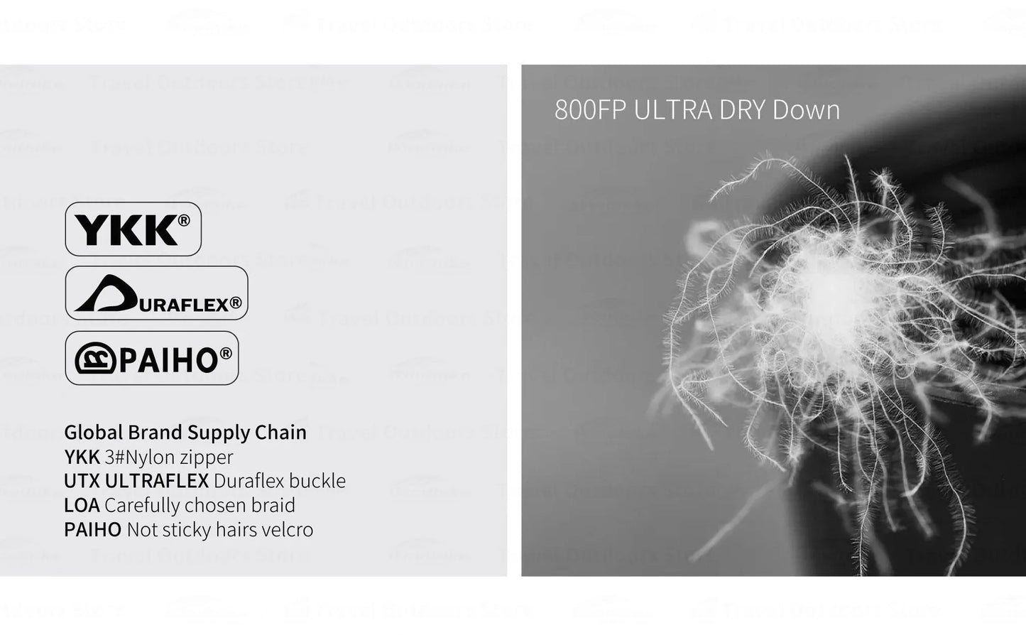 AEGISMAX AIR-E Camping Down Sleeping Bag Adult Ultralight Waterproof Hiking Tourist Warm 800FP Outdoor Envelope Sleeping Bags