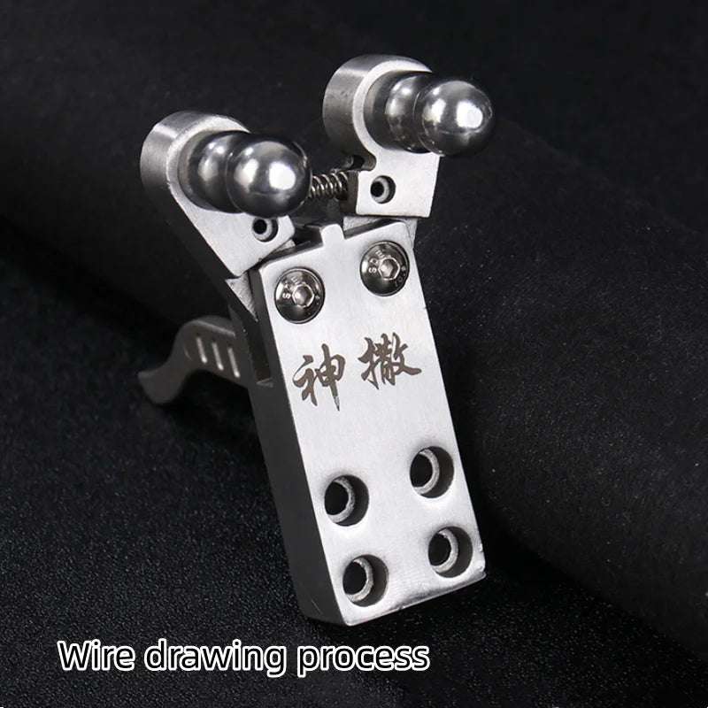 Stainless Steel Slingshot Release Device Polishing DIY Catapult Rifle Trigger Outdoor Hunting Shooting Tools