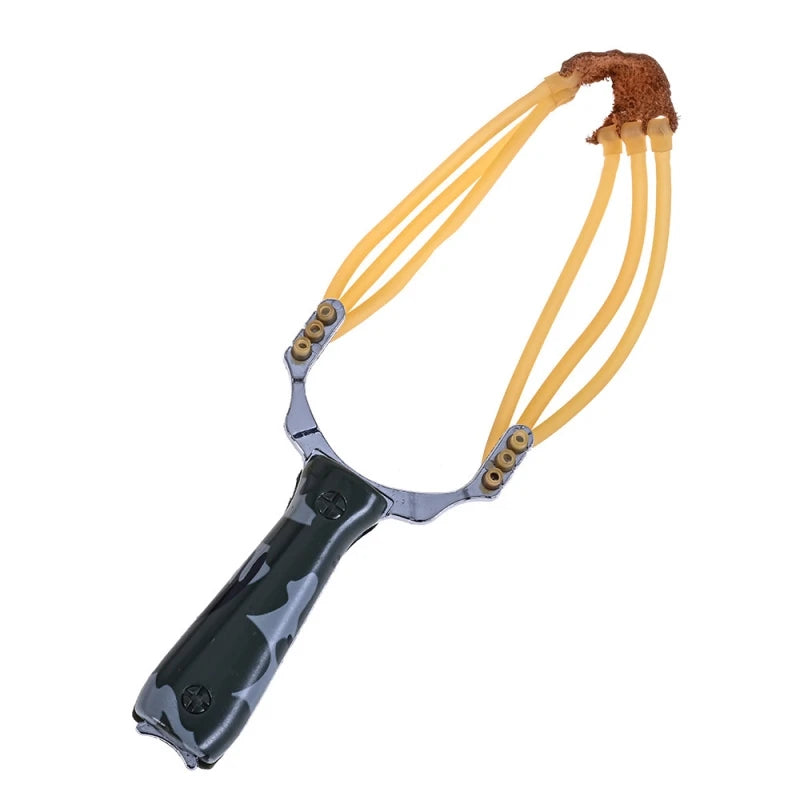 Powerful Sling Shot Aluminium Alloy Slingshot Camouflage Bow Catapult Outdoor Hunting Shooting Professional Slingshot