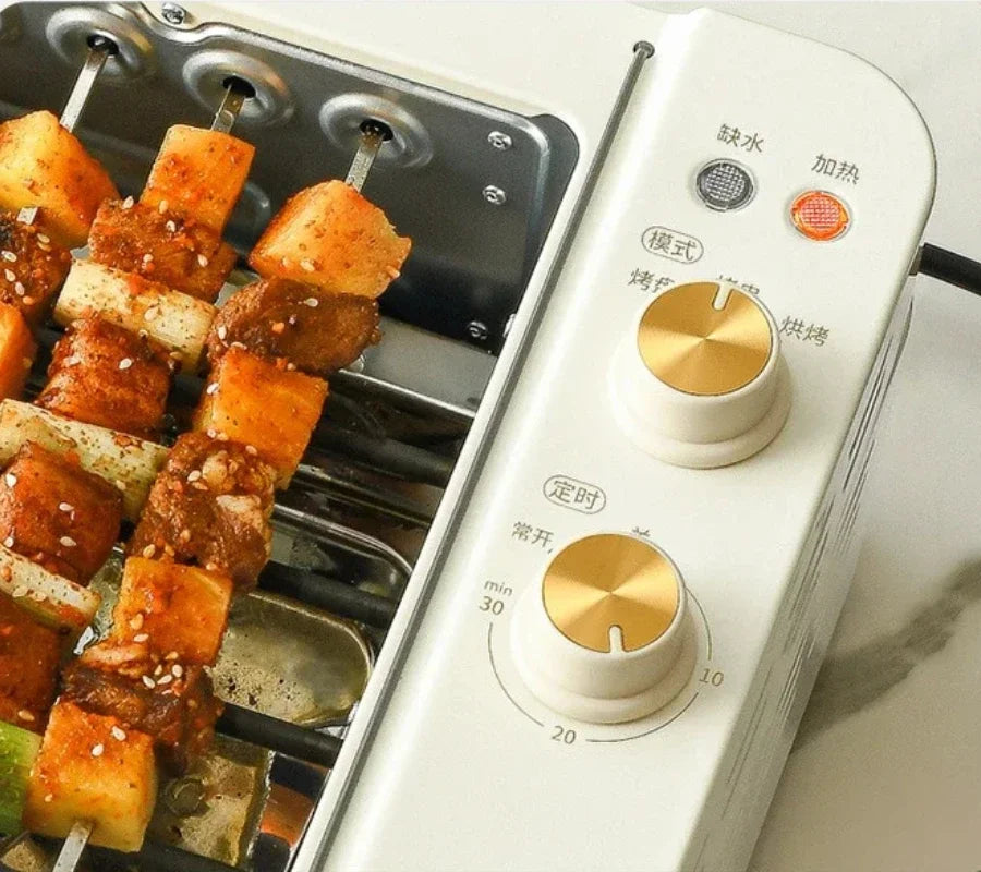 Skewer Barbecue Grill Home Automatic Rotating Multifunctional Indoor Electric Grill Light Smoke Barbecue Machine G-26