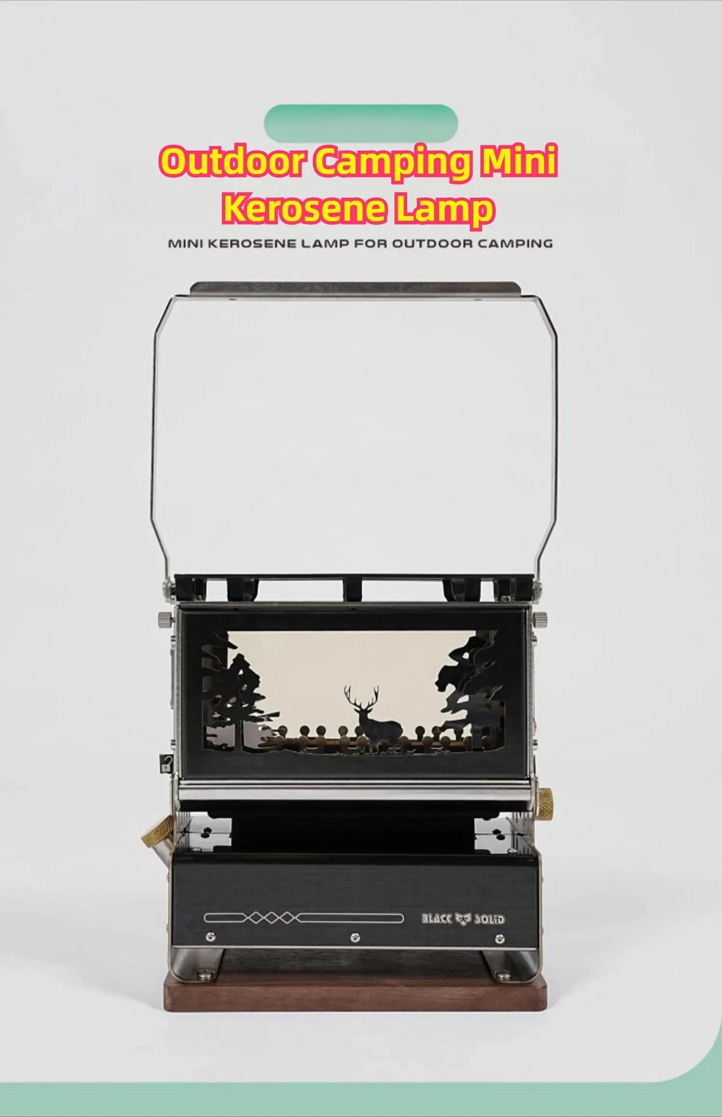 Portable Oil Lamp Stove Portable Outdoor Retro Camping Kerosene Lamp Camping Supplies Alcohol lamp