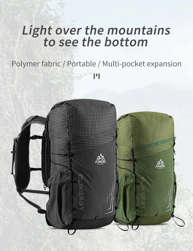 AONIJIE C9111 30L Unisex Multipurpose Hiking Backpack Daypack Travel Bag For Outdoor Trekking Climbing Mountaineering Camping