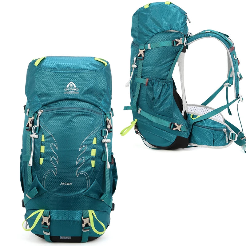 35+5L Expandable Hiking Backpack Lightweight Water-Resistant Trekking Bag with Breathable Back System Outdoor Camping, Travel