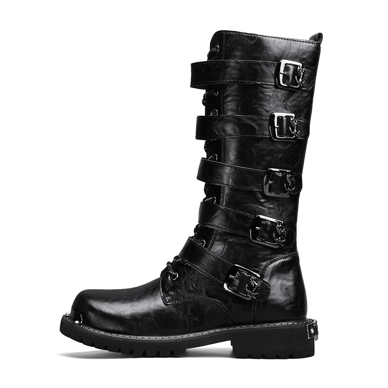 Motorcycle Boots New Men's Outdoor Fashion High Top Shoes For Men Women High Quality Comfort Anti-collision Protective Boot 2025