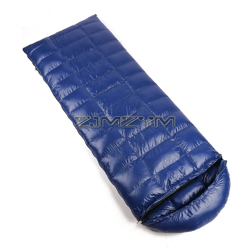Down Mummy Sleeping Bag for Backpacking, Camping, Waterproof Portable Sleeping Bag, Zip Together for 2 Person Sleeping Bag