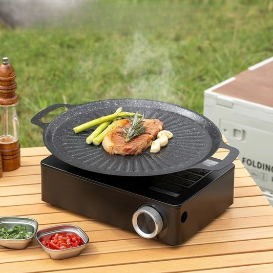 Camping Stove Portable Outdoor Gas Stove High-power Cooking Set Steak Grill Grill Outdoor Equipment