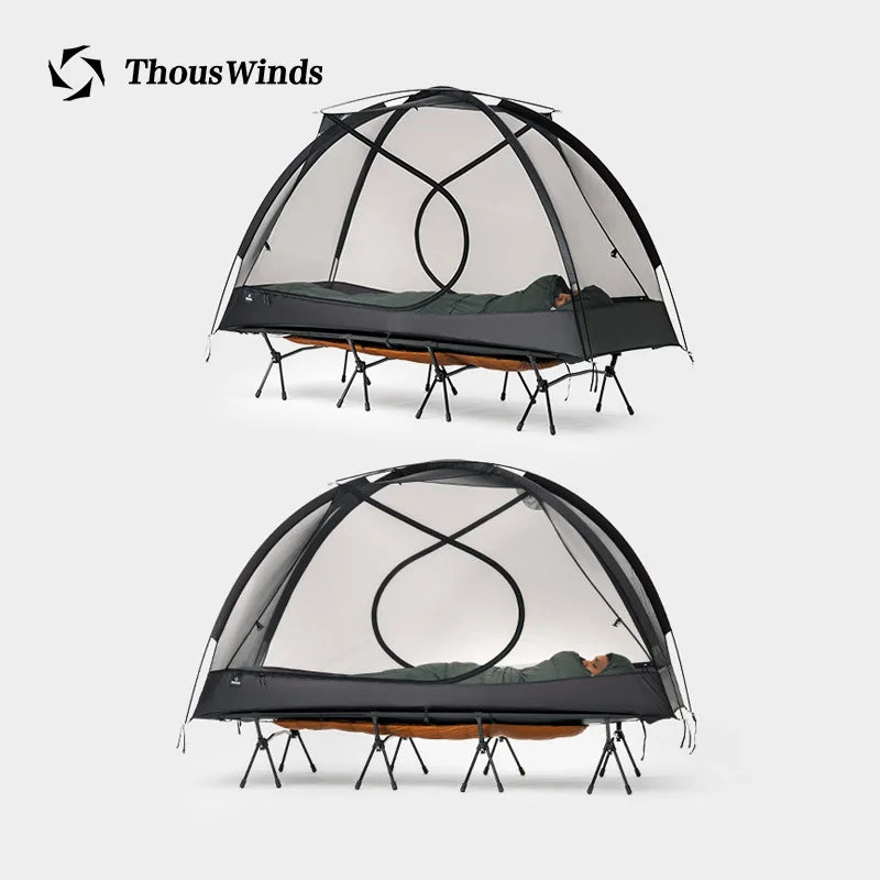 Thous Winds Camping Cot Down Winter Waterproof Sleeping Bag Down Camping Cot Down Backing Fit with Helinox Cot Camping Supplies
