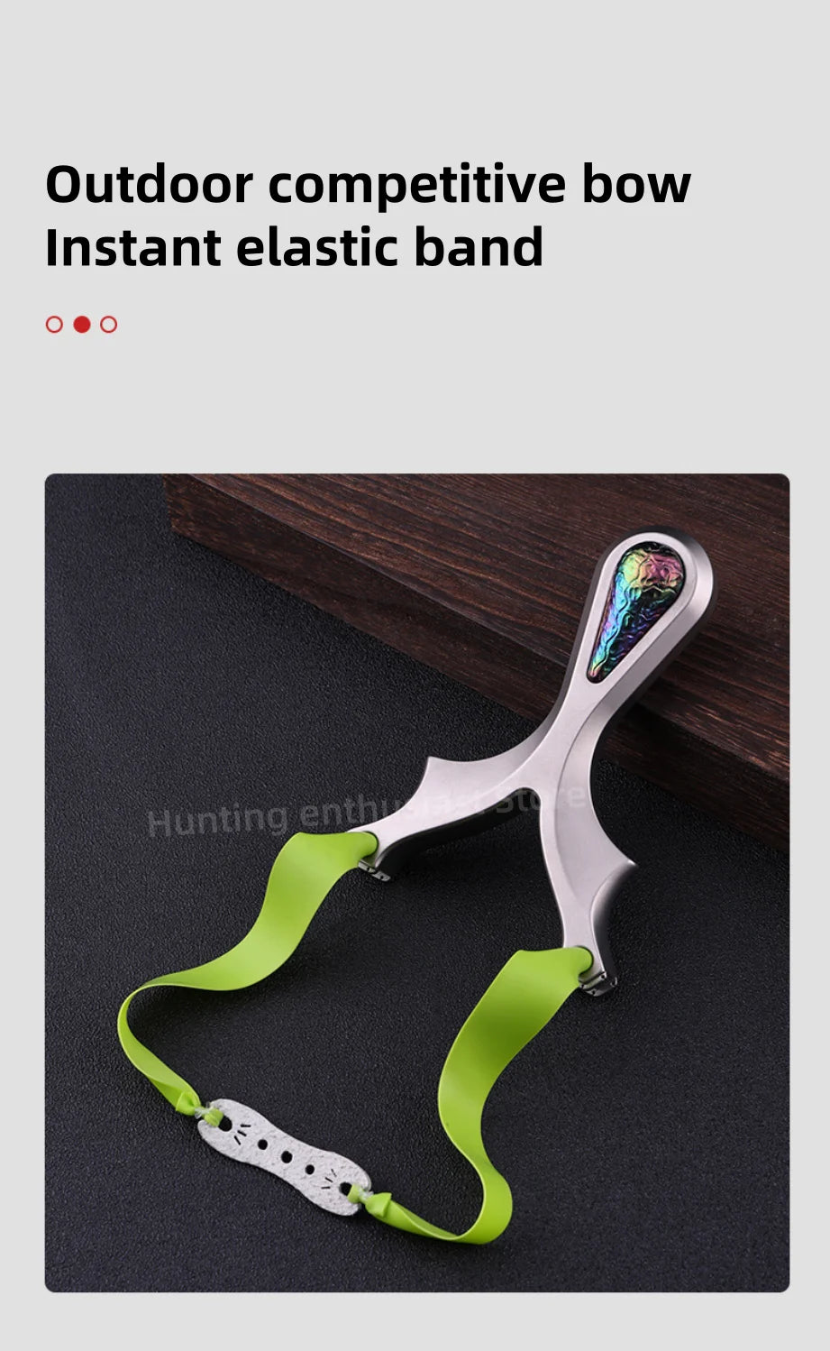 Strong Titanium Alloy Shooting Aiming Slingshot Outdoor Hunting Slingshot Professional Slingshot Hunting Accessories