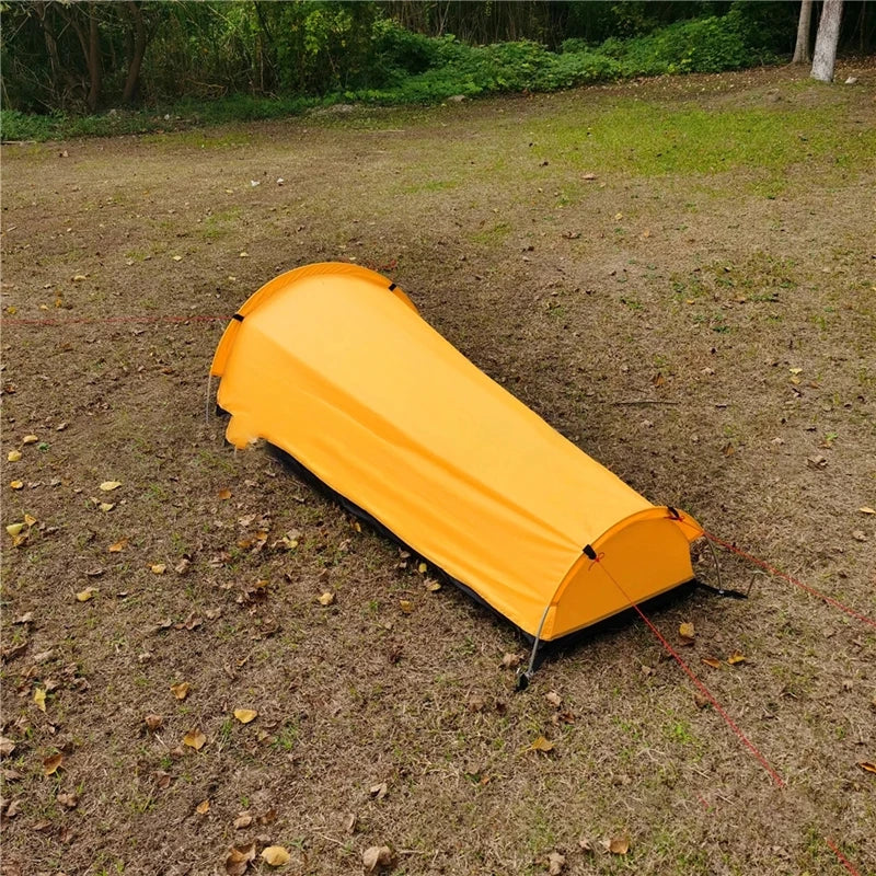 800g Ultralight Tent 1 Person Backpacking Tent for Tourism Cycling Camping Tent Waterproof Sleeping Bag Car Travel Equipment