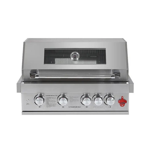 Outdoor courtyard gas grill, embedded carbon grill BBQ stainless steel grill