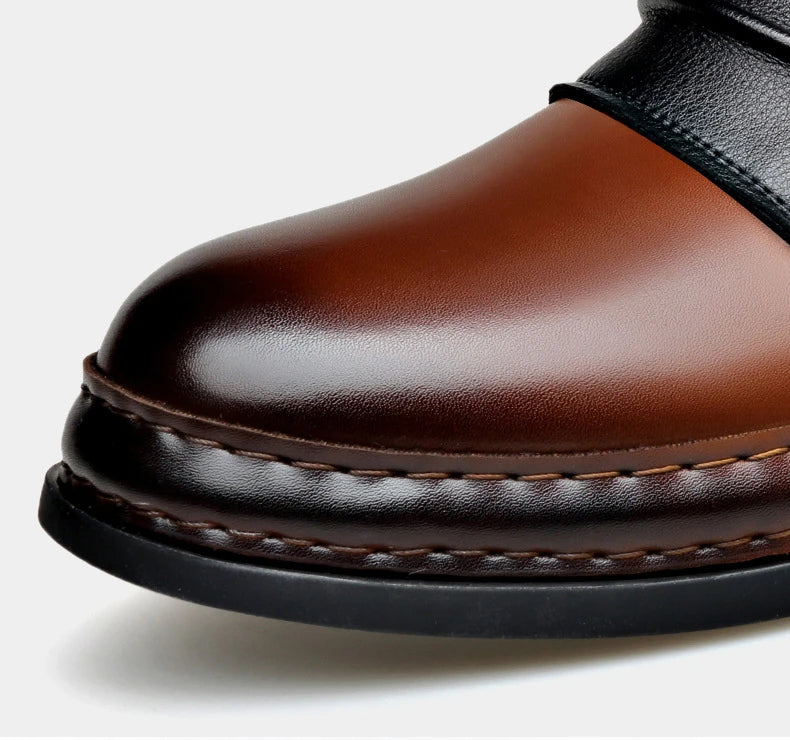 Autumn Winter Retro Ankle Boots for Men Fashion Casual Size Zipper Motorcycle Boots Man New Designer Warm Platform Shoes Male