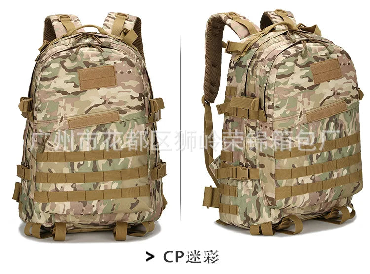 Upgraded 3D Bag Camouflage Mountaineering Bag Tactical Backpack Outdoor Camping Travel Bag