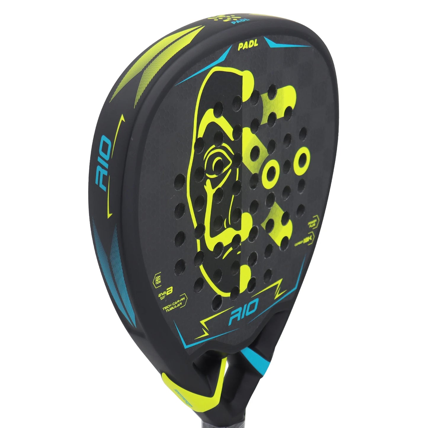 Paddle Racket 3K/12K/18K/Carbon fiber rough finish with Eva soft memory foam core Round Shape High balance Paddle