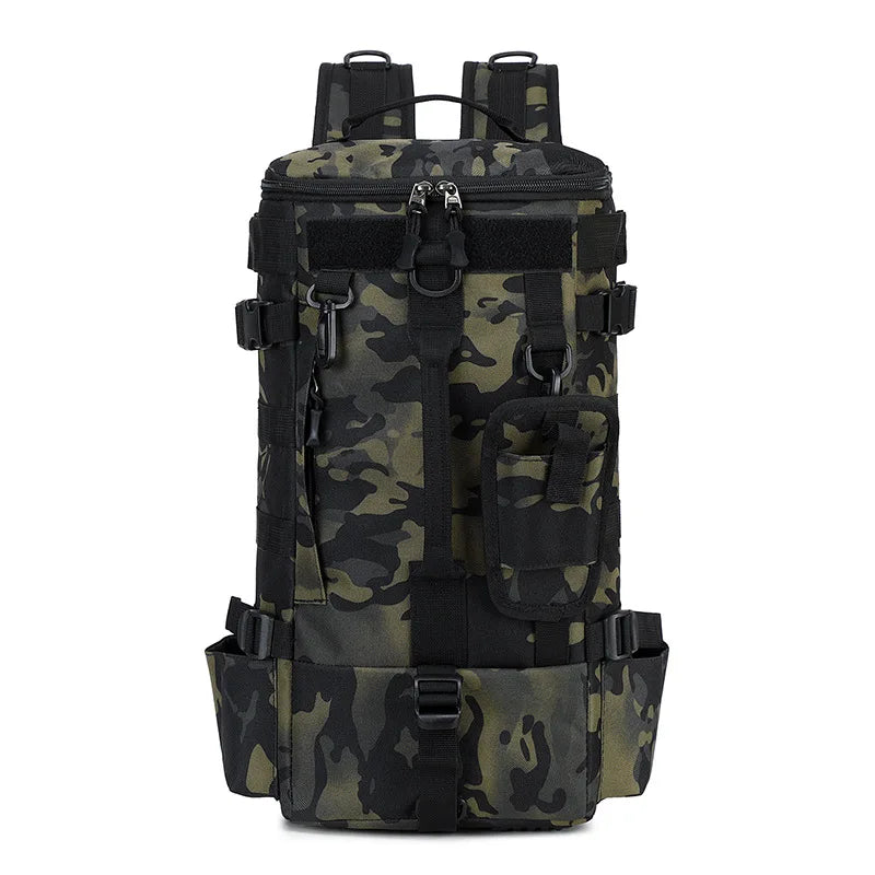 Outdoor Hiking Sports Tactical Backpack Waterproof Riding Fishing Bag Rucksack Men Women Climbing Camping Travel Shoulder Bags
