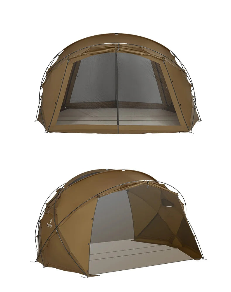 Thous Winds CNC 4-8 Person Family Camping Tent Outdoor Emotional Camp Tent 20D Ripstop Nylon Both Side Silicon Lightweight Tents