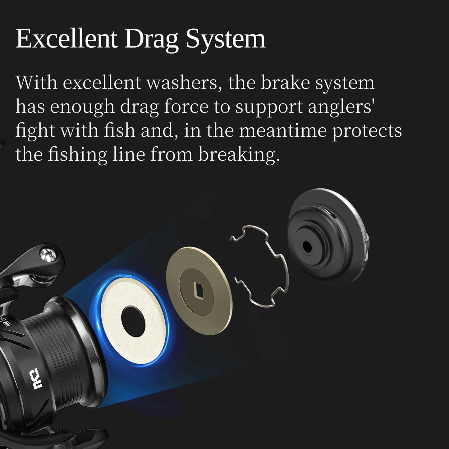 TSURINOYA  Spinning Fishing Reel FRANCIS FS PRO 800S 1000 C2000S 2500S 3000M 4000M 158g Shallow Spool Versatile Long Cast Bass