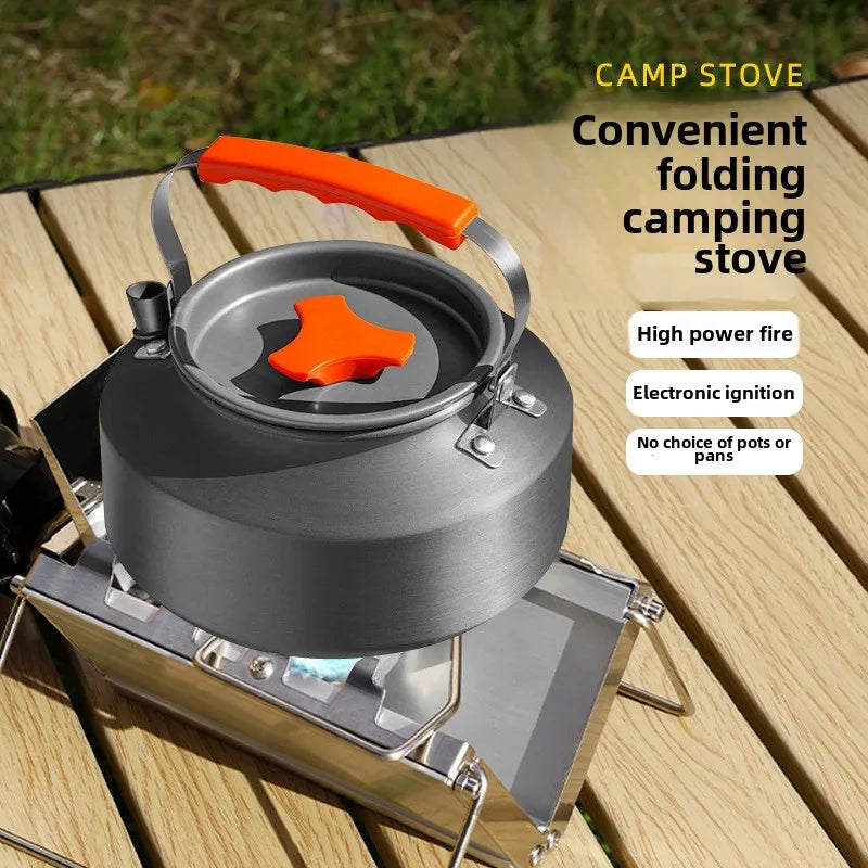Camping Gas Stove 2600W Portable Folding Cassette Gas Burner Outdoor Picnic Travel Cooking Grill Cooker Outdoor Camping Stove