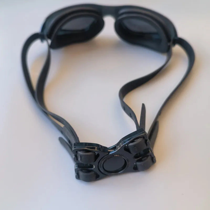 Arena Electroplated HD Mid-Size Swimming Goggles | UV400 Anti-Fog & Fashion Frame | Unisex Beach Training Gear for Vacation Pool