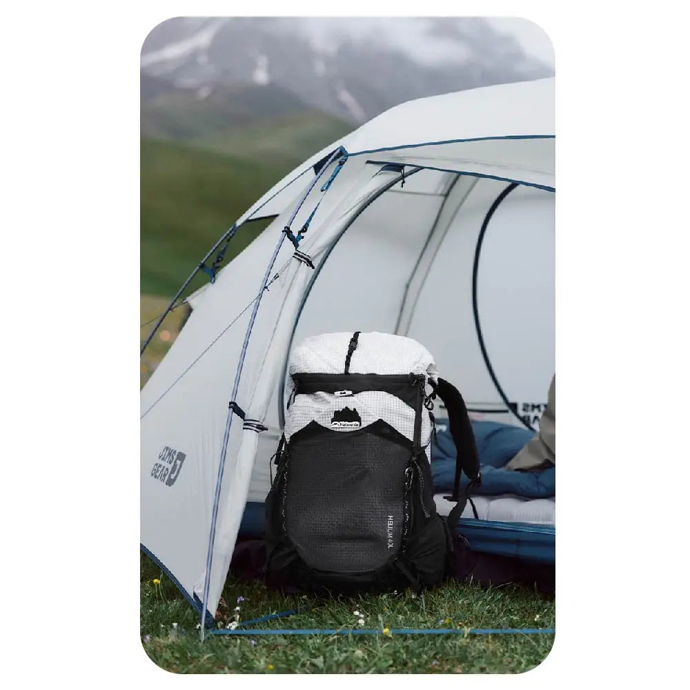 Naturehike Helium Series 40L Hiking Backpack Waterproof Wear Resistant Outdoor Travel Sport Climbing Shoulder Bag With RainCover