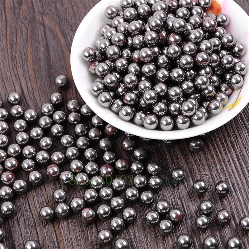 Glossy Steel 3mm-8mm Steel Ball Outdoor Slingshot Hunting Shooting Strong Catapult Sling Shots carbon Steel Hunting Accessories