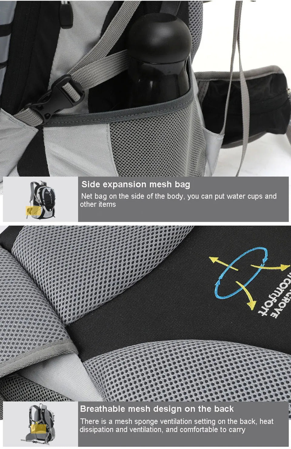 1Pcs Outdoor Sport Bag LOCAL LION 40L Backpacks Travel Bag Men Waterproof Rucksack Backpack